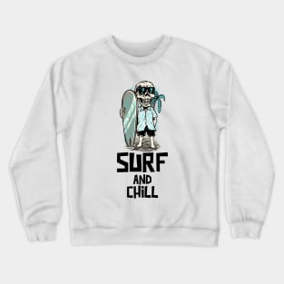 Surf and Chill - Surf Tee Crewneck Sweatshirt